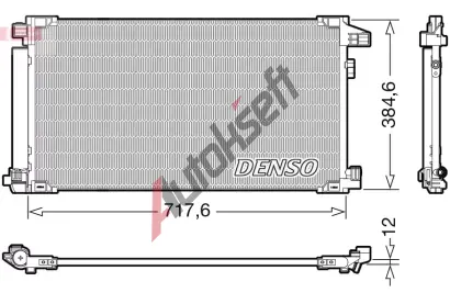 DENSO Kondenztor klimatizace DEN DCN50061, DCN50061