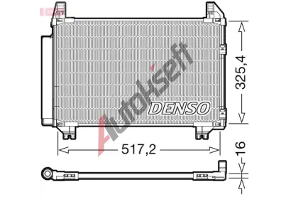DENSO Kondenztor klimatizace DEN DCN50101, DCN50101