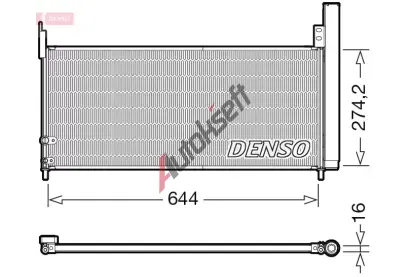 DENSO Kondenzátor klimatizace DEN DCN50116, DCN50116 DENSO Kondenzátor klimatizace DEN DCN50116, DCN50116