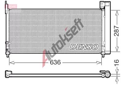 DENSO Kondenztor klimatizace DEN DCN50122, DCN50122