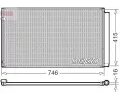 Kondenztor klimatizace DENSO ‐ DEN DCN51017