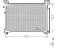 Kondenztor klimatizace DENSO ‐ DEN DCN51020