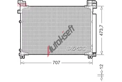 DENSO Kondenz�tor klimatizace DEN DCN51020, DCN51020