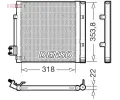 Kondenztor klimatizace DENSO ‐ DEN DCN99082