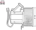 Vnitn ventiltor DENSO ‐ DEN DEA02008