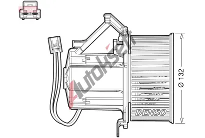 DENSO Vnitn ventiltor DEN DEA02008, DEA02008