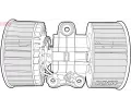 DENSO Vnitn ventiltor DEN DEA05004, DEA05004