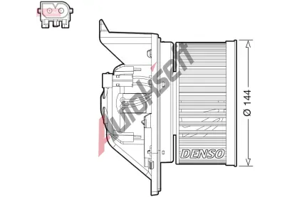 DENSO Vnitn ventiltor DEN DEA05005, DEA05005