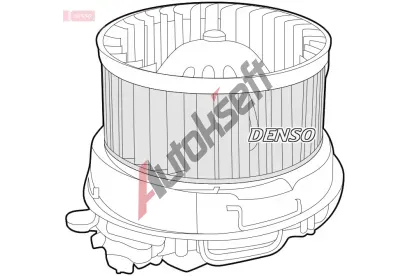 DENSO Vnitn ventiltor DEN DEA07007, DEA07007