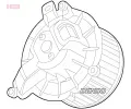 Vnitn ventiltor DENSO ‐ DEN DEA12003