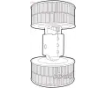 Vnitn ventiltor DENSO ‐ DEN DEA17002