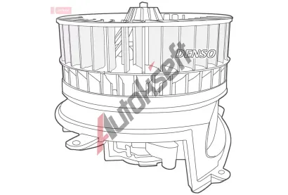 DENSO Vnitn ventiltor DEN DEA17006, DEA17006