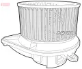 Vnitn ventiltor DENSO ‐ DEN DEA17011