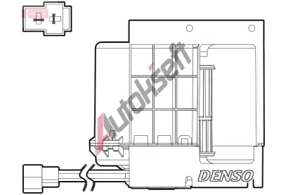 DENSO Vnitn ventiltor DEN DEA17033, DEA17033