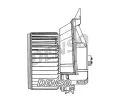 DENSO Vnitn ventiltor DEN DEA20200, DEA20200