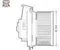 Vnitn ventiltor DENSO ‐ DEN DEA21013