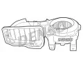 DENSO vnitn ventiltor DEN DEA23001, DEA23001