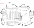 Vnitřní ventilátor DENSO ‐ DEN DEA23004  Vnitřní ventilátor DENSO ‐ DEN DEA23004