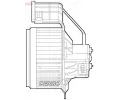 Vnitn ventiltor DENSO ‐ DEN DEA23020