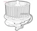 DENSO Vnitn ventiltor DEN DEA26001, DEA26001