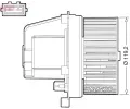 Vnitn ventiltor DENSO ‐ DEN DEA33003