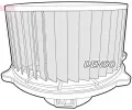 Vnitn ventiltor DENSO ‐ DEN DEA41010