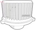 Vnitn ventiltor DENSO ‐ DEN DEA43004