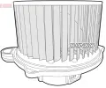 DENSO Vnitn ventiltor DEN DEA43007, DEA43007