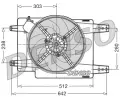 Vtrk chlazen motoru DENSO ‐ DEN DER01011