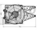 Vtrk chlazen motoru DENSO ‐ DEN DER01030