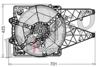 DENSO Vtrk chlazen motoru DEN DER01030, DER01030