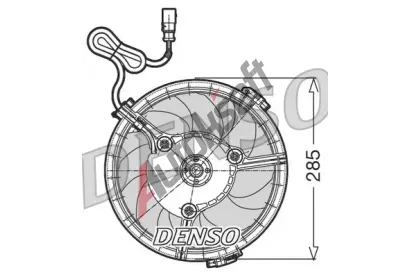 DENSO Vtrk chlazen motoru DEN DER02005, DER02005