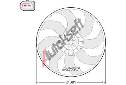 DENSO Vtrk chlazen motoru DEN DER02006, DER02006