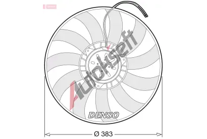 DENSO Vtrk chlazen motoru DEN DER02009, DER02009
