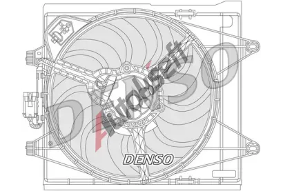 DENSO Vtrk chlazen motoru DEN DER09051, DER09051