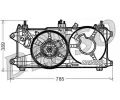 Vtrk chlazen motoru DENSO ‐ DEN DER09084