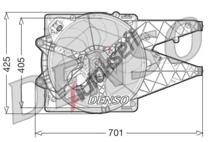 DENSO Vtrk chlazen motoru DEN DER09100, DER09100