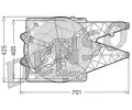 Vtrk chlazen motoru DENSO ‐ DEN DER09101