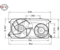 Vtrk chlazen motoru DENSO ‐ DEN DER10009