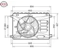 DENSO Vtrk chlazen motoru ‐ DEN DER10010