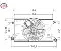Vtrk chlazen motoru DENSO ‐ DEN DER10011