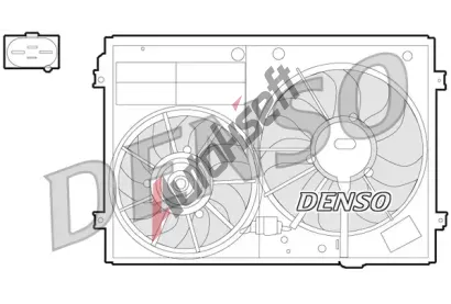 DENSO Vtrk chlazen motoru DEN DER32012, DER32012