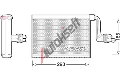 DENSO Vparnk klimatizace DEN DEV05002, DEV05002