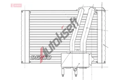 DENSO Vparnk klimatizace DEN DEV07005, DEV07005