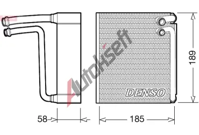 DENSO Vparnk klimatizace DEN DEV09025, DEV09025