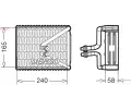 V�parn�k klimatizace&nbsp;DENSO&nbsp;&dash;&nbsp;DEN DEV09080