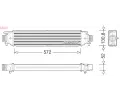 Chladi vzduchu intercooler DENSO ‐ DEN DIT01008