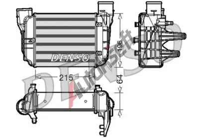DENSO Chladi vzduchu intercooler DEN DIT02002, DIT02002