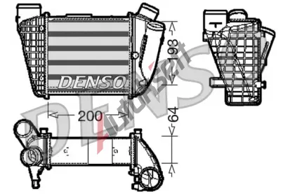 DENSO Chladi vzduchu intercooler DEN DIT02004, DIT02004