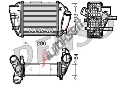 DENSO Chladi vzduchu intercooler DEN DIT02005, DIT02005